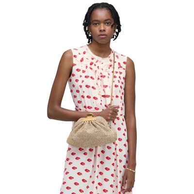 THE SUMMER WOVEN GLAM SMALL CLUTCH